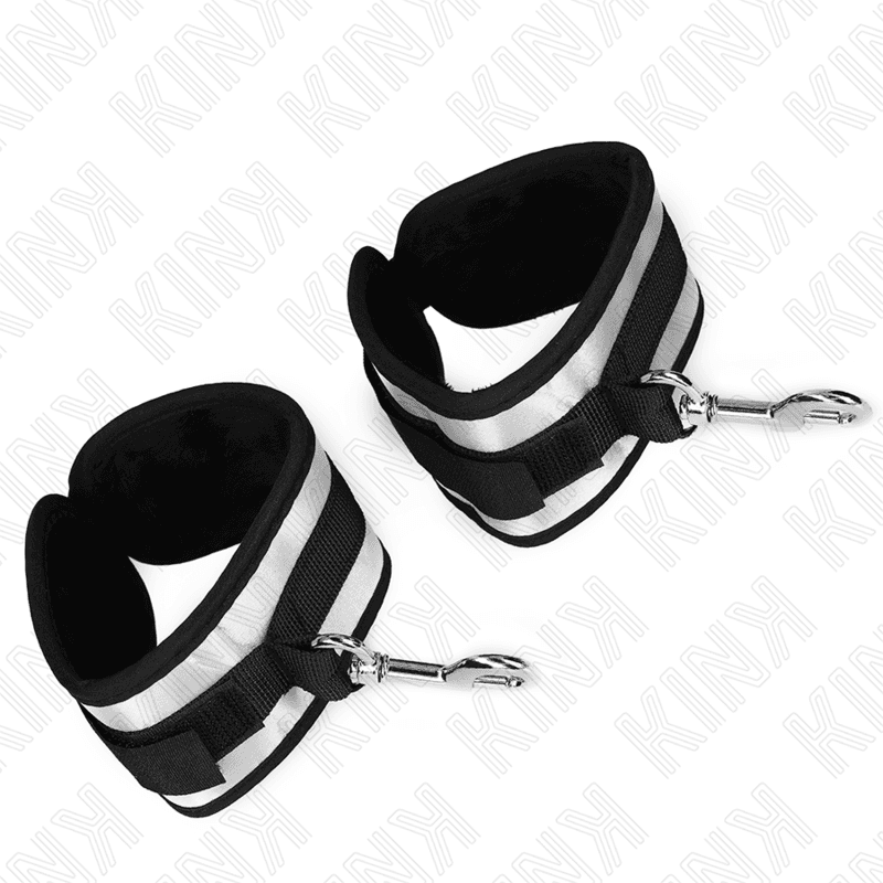 KINK - NEOPRENE WRIST CUFFS GREY 23 X 5 CM 5