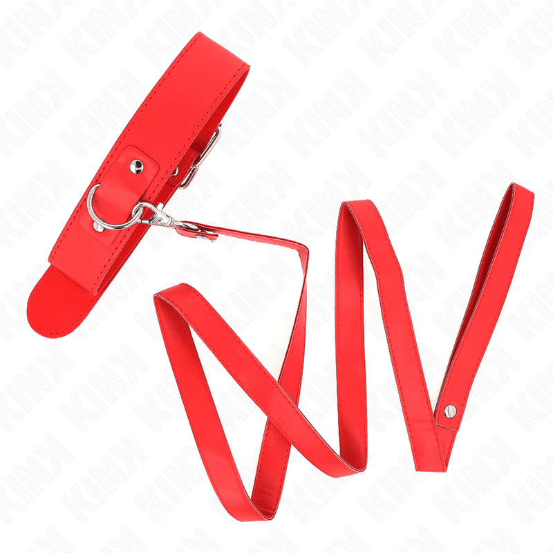 KINK - NECKLACE WITH BELT 116 CM ROJO STRAP ADJUSTABLE 32-50 CM X 8 CM 2