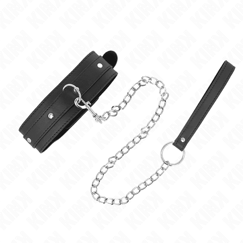 KINK - NECKLACE WITH LEASH 65 CM 1 RING ADJUSTABLE 38-49 CM X 5 CM 2