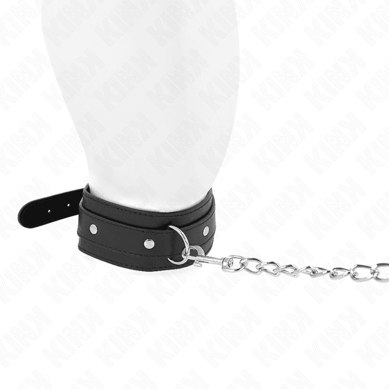 KINK - NECKLACE WITH LEASH 65 CM 1 RING ADJUSTABLE 38-49 CM X 5 CM 5