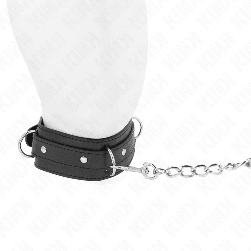 KINK - NECKLACE WITH LEASH 65 CM 3 RING MODEL 1 ADJUSTABLE 38-49 CM X 5 CM 5