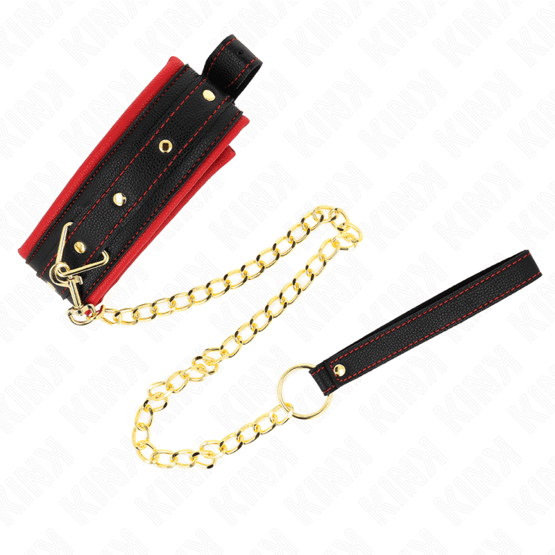 KINK - COLLAR WITH PLAIN FABRIC LEASH ADJUSTABLE 33-48 CM X 5.7 CM 2