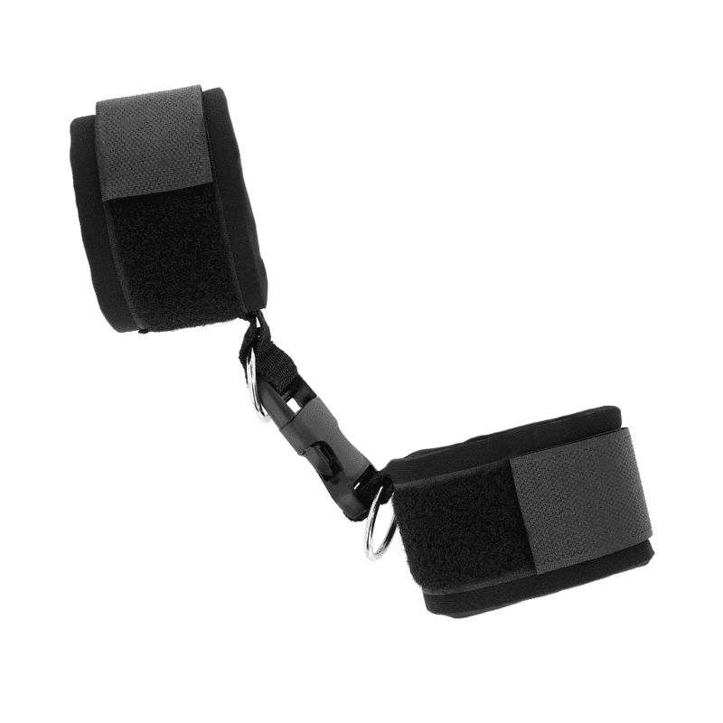 KINK - NEOPRENE HOOK&LOOP FASTENER WRIST RESTRAINTS BLACK ADJUSTABLE 22-34 CM 5