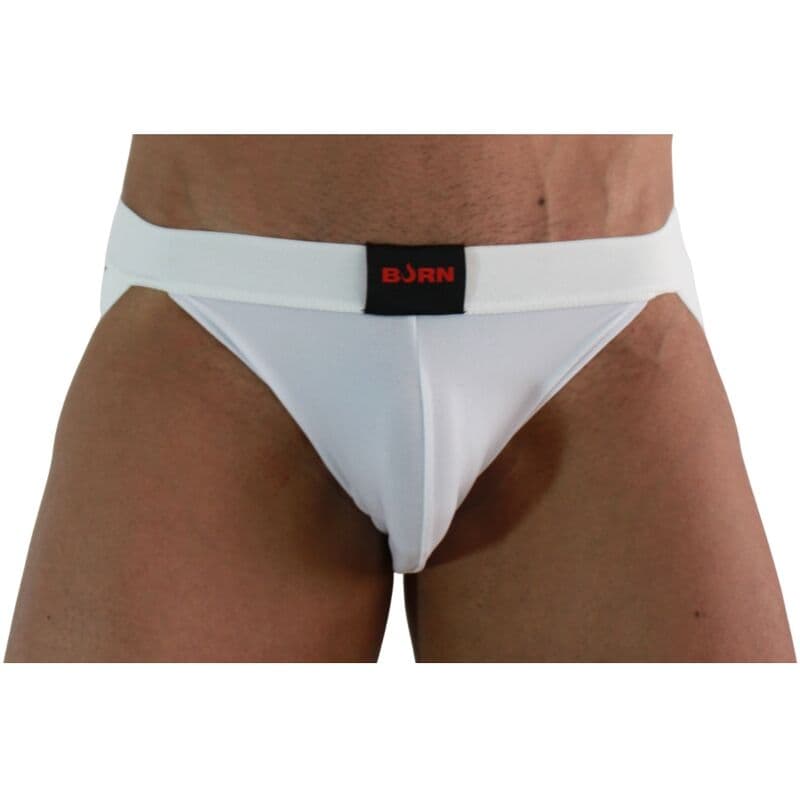 BURN - 007 JOCK LYCRA BLANCO 5