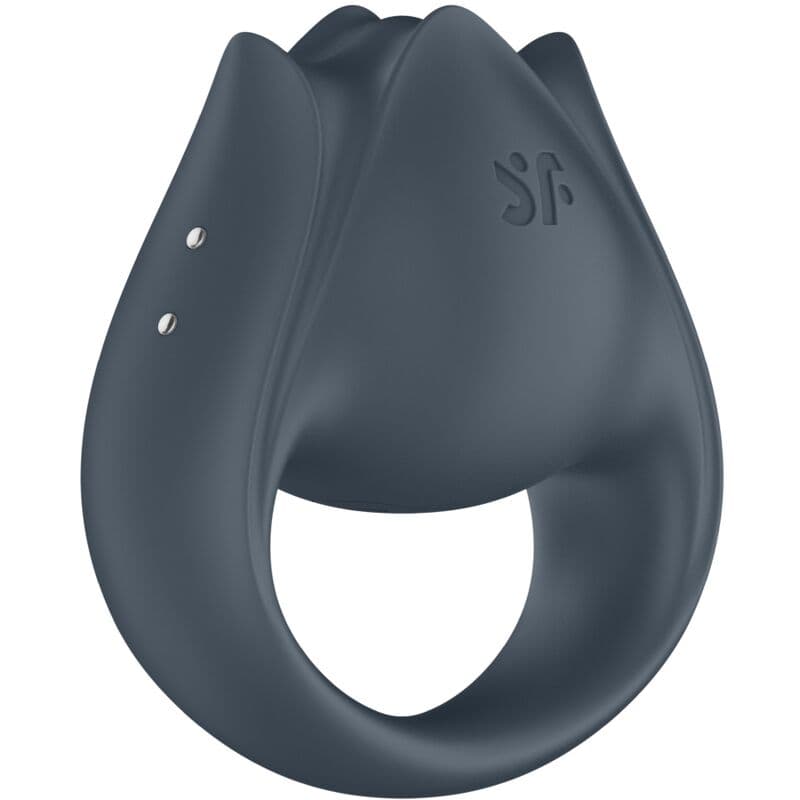 SATISFYER - PERFECT PAIR 2 MULTIVIBRATOR 2 IN 1 PENIS RING AND FINGER STIMULATOR GREY 3