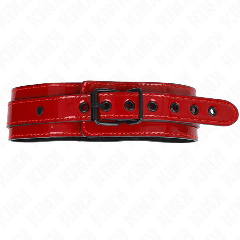 KINK - WINE RED ADJUSTABLE NECKLACE 37.5-49.5 CM X 5 CM 5