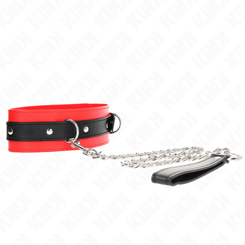 KINK - COLLAR WITH BELT 65 CM WITH STRAP RED 54 X 4.5 CM 5