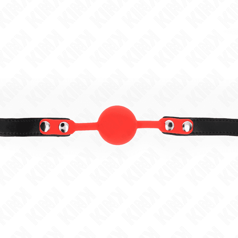 KINK - SILICONE BALL 4 CM GAG WITH LOCK 60 x 2 CM 4