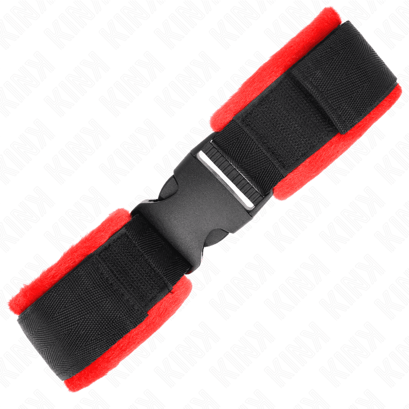 KINK - NYLON BIND HOOK&LOOP WRIST RESTRAINTS BLACK MODEL 1 AJDUSTABLE 25-35 CM X 6 CM 5