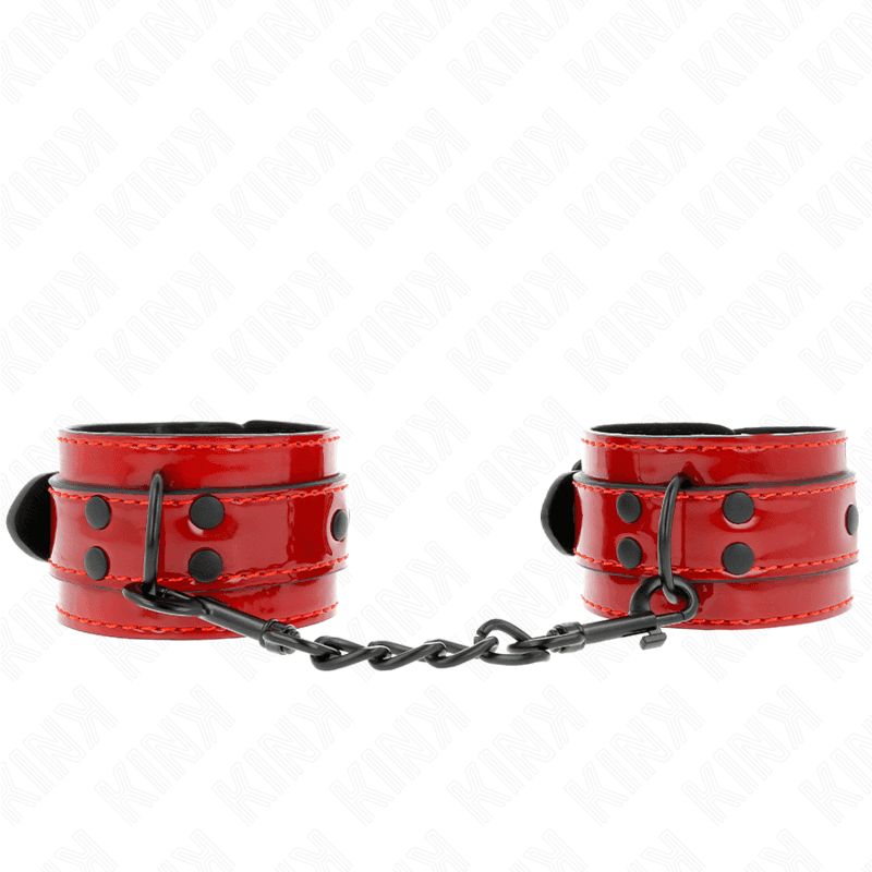 KINK - DARK RED WRIST CUFFS 23 X 5 CM 2