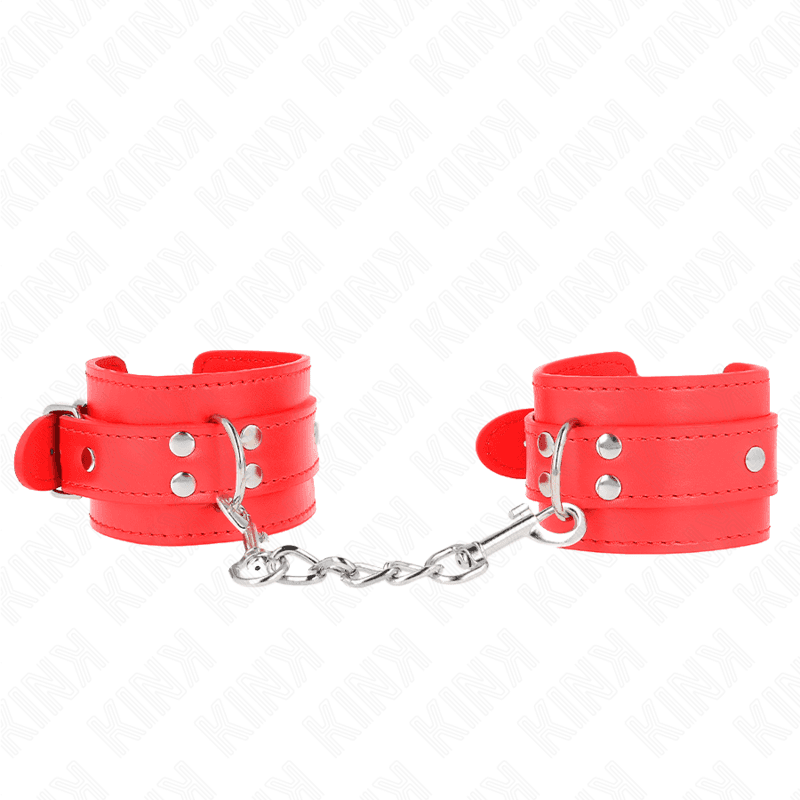 KINK - SIMPLE WRIST RESTRAINTS RED ADJUSTABLE 20-23 CM X 5.5 CM 2