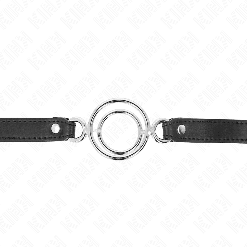 KINK - GAG WITH MULTIPLE O-RINGS 5 CM BLACK 63 X 2.5 CM 5