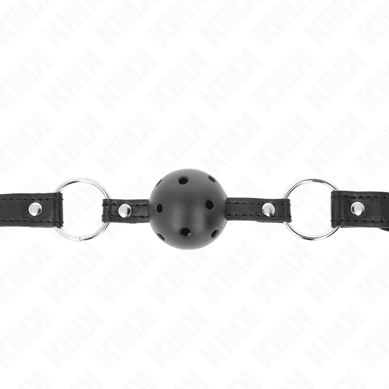 KINK - HOLLOW HARD BLACK BALL 4.5 CM GAG MODEL 1 63.5 X 2 CM 5