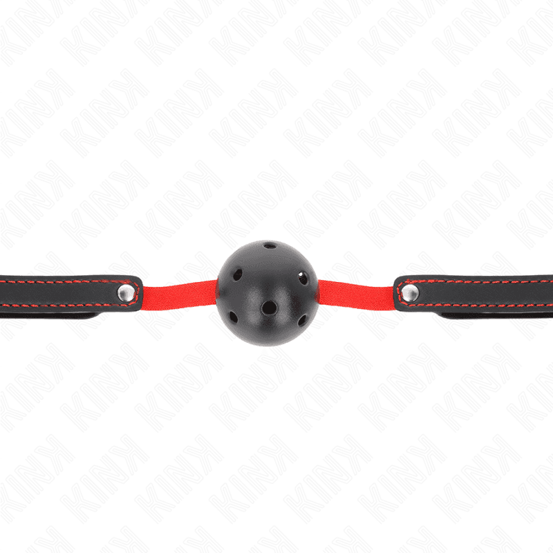 KINK - HOLLOW HARD MOUTH 4.5 CM GAG WITH ELASTIC BELT 56 x 1.5 CM 4