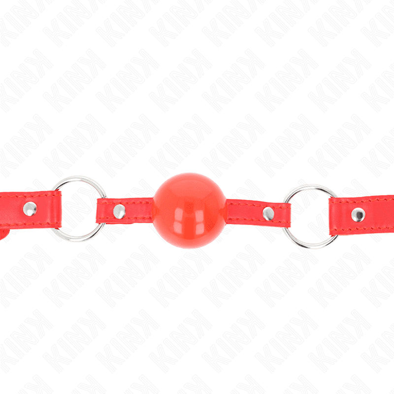 KINK - TPE BALL 4 CM GAG WITH ROJO LOCK 60 x 2 CM 4