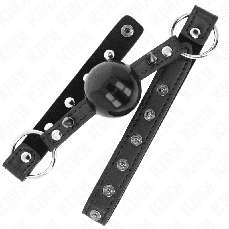 KINK - BALL 4 CM GAG WITH TIP RIVET AND SNAP LOCK 65 x 2 CM 2