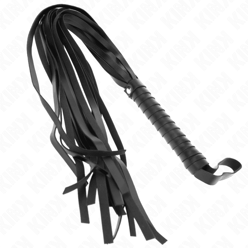 KINK - NEGRO SHORT HANDLE LONG TAIL WHIP 70 CM 2