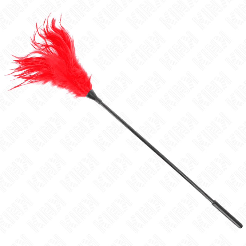 KINK - MULTIPLE RED TICKLE FEATHERS 45 CM 2