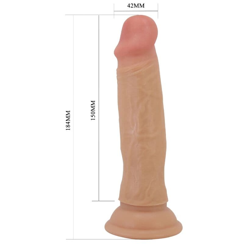 PRETTY LOVE - QUENTIN REALISTIC DILDO 18 CM FLESH 5