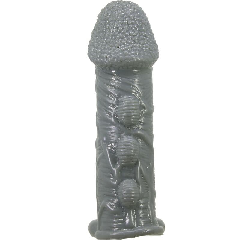 PRETTY LOVE - REALISTIC PENIS ENLARGER AND DELAY SLEEVE GREY 3