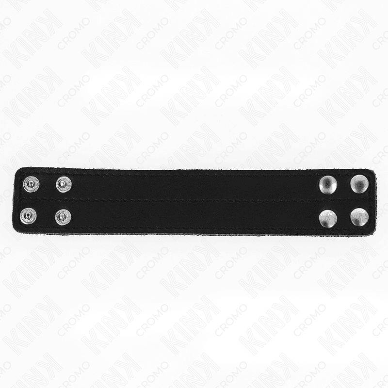 KINK - LEATHER PENIS RING WITH PRESSURE CLOSURE 18.5 X 3.3 CM 5