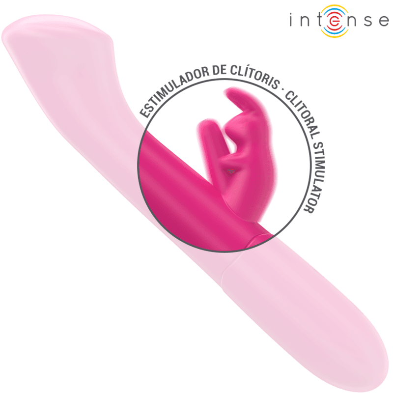INTENSE - JULIETA RABBIT VIBRATOR 18.6 CM 10 VIBRATIONS PINK 5