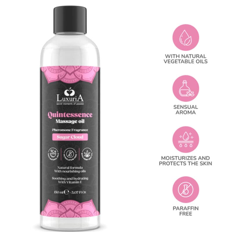 INTIMATELINE LUXURIA - MASSAGE OIL SUGAR CLOUD 150 ML 4