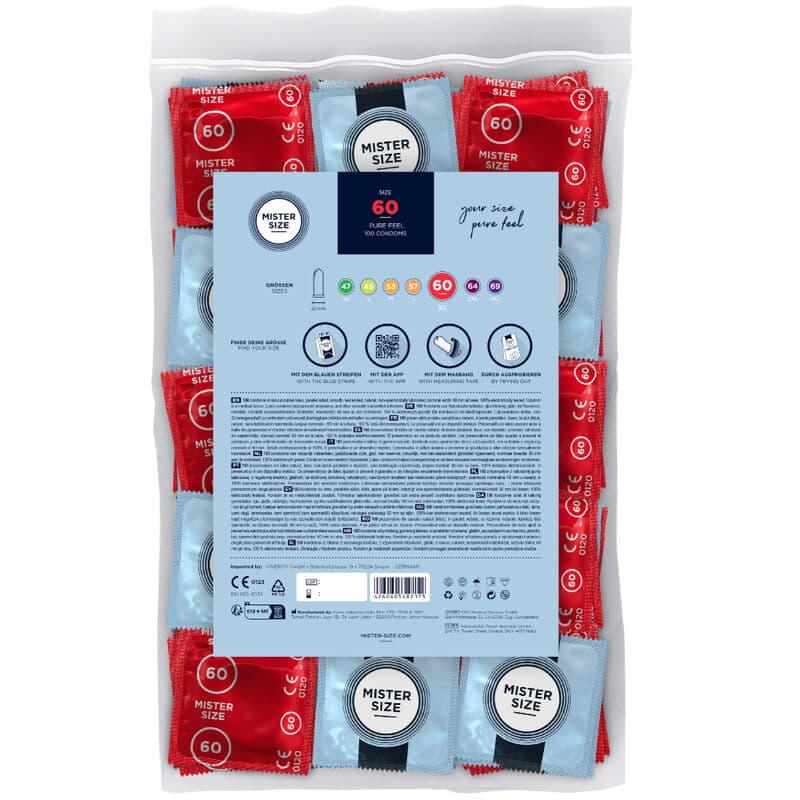MISTER SIZE - CONDOM SIZE XL 60 MM (100 UNITS) 2