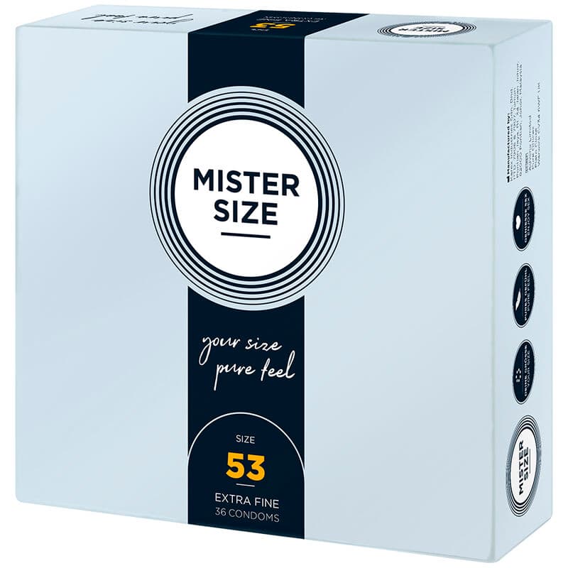 MISTER SIZE - CONDOM SIZE M 53 MM (36 UNITS) 2