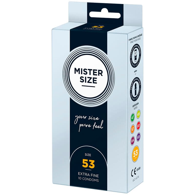 MISTER SIZE - CONDOM SIZE M 53 MM (10 UNITS) 2