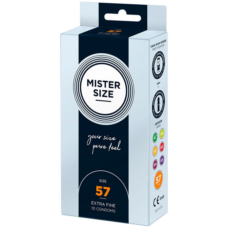 MISTER SIZE - CONDOM SIZE L 57 MM (10 UNITS) 2