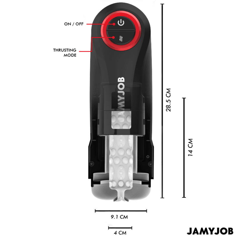 JAMYJOB - GRAVITY AUTOMATIC VAGINA MASTURBATOR 5 THRUSTING MODES AND SOUND EFFECT 3