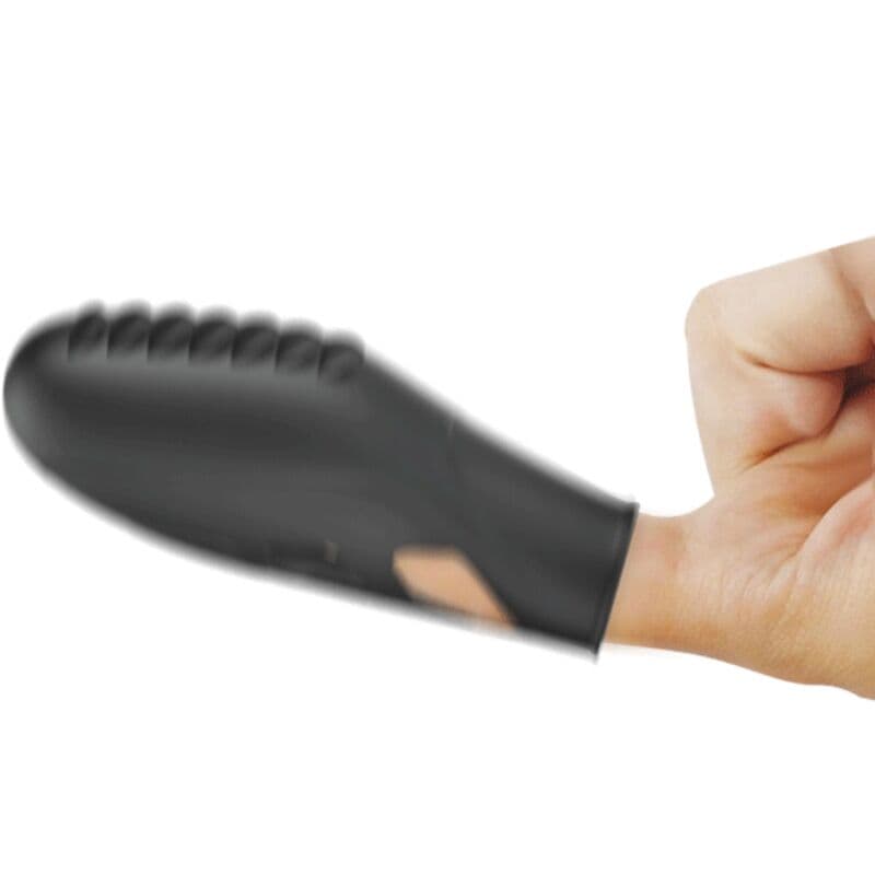 PRETTY LOVE - GILO SILICONE FINGER VIBRATOR BLACK 3