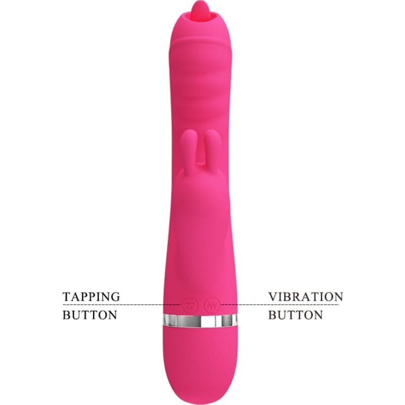 PRETTY LOVE - PHOENIX MULTIFUNCTION RABBIT VIBRATOR PINK 4
