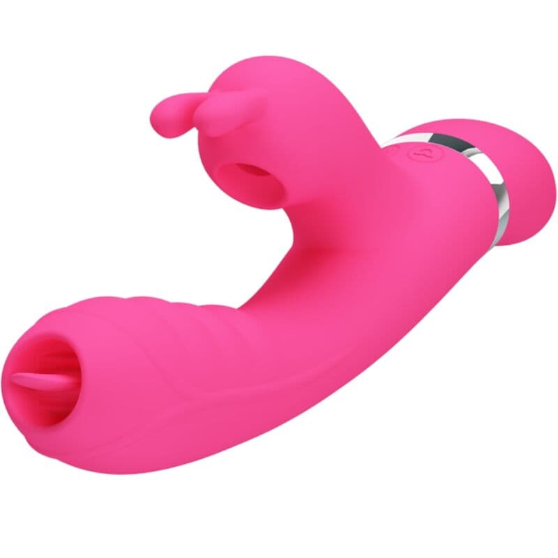 PRETTY LOVE - PHOENIX MULTIFUNCTION RABBIT VIBRATOR PINK 2