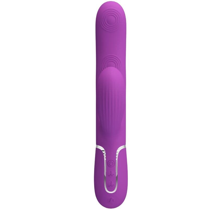 PRETTY LOVE - PERLITA 3 IN 1 MULTIFUNCTION RABBIT VIBRATOR  PURPLE 2