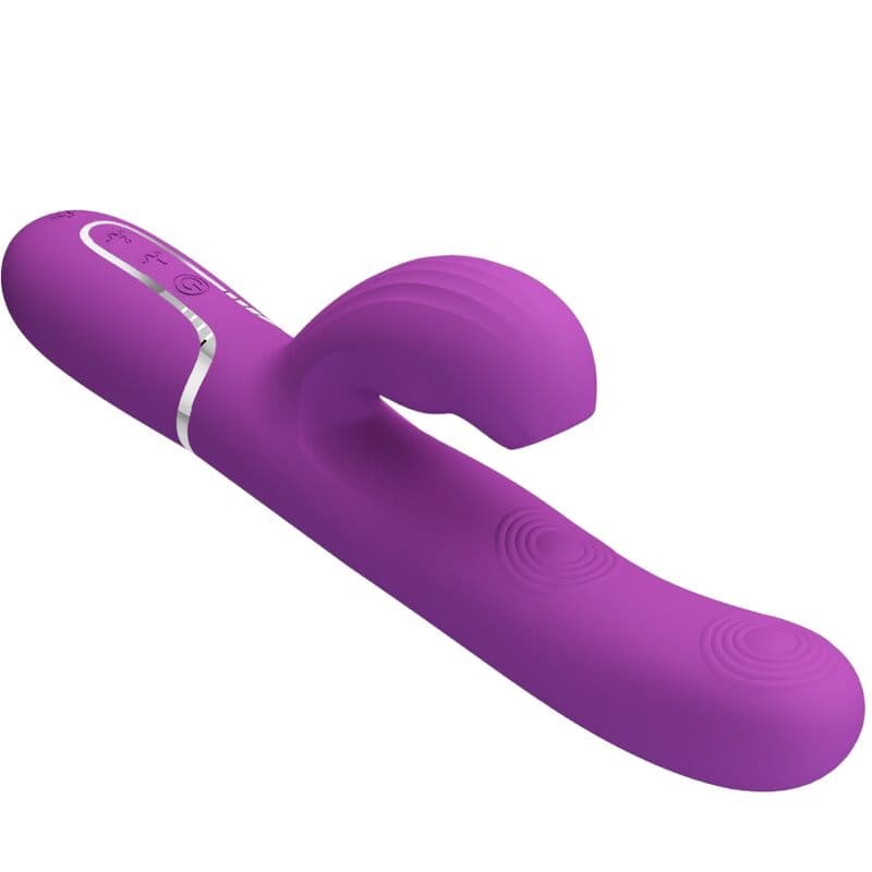 PRETTY LOVE - PERLITA 3 IN 1 MULTIFUNCTION RABBIT VIBRATOR  PURPLE 4