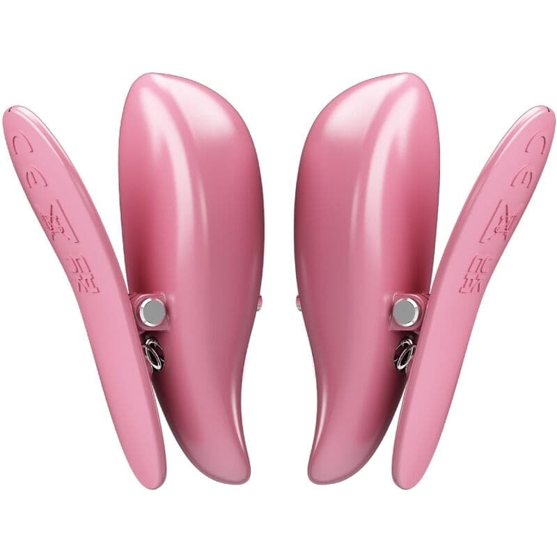 PRETTY LOVE - CAILEY NIPPLE CLAMPS 10 VIBRATIONS REMOTE CONTROL PINK 5