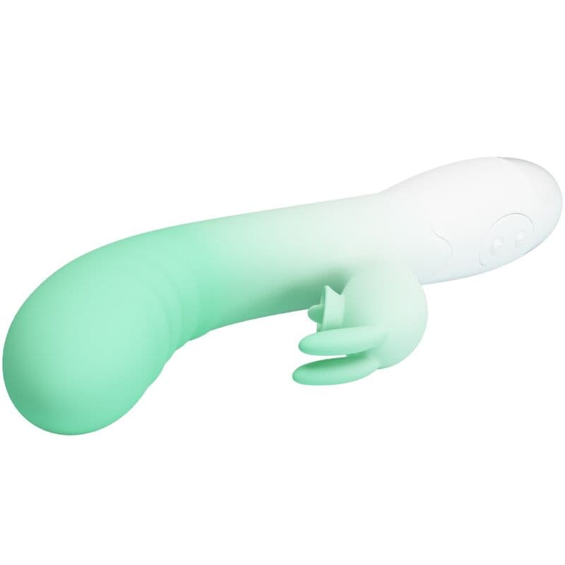 PRETTY LOVE - CERBERUS RABBIT VIBRATOR 3O VIBRATIONS GREEN 5