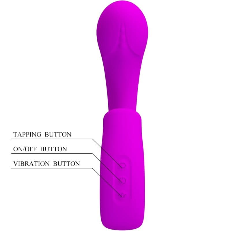 PRETTY LOVE - SIBEL SIBEL G-SPOT VIBRATOR + CLITORIS STIMULATOR 10 VIBRATIONS PURPLE 4