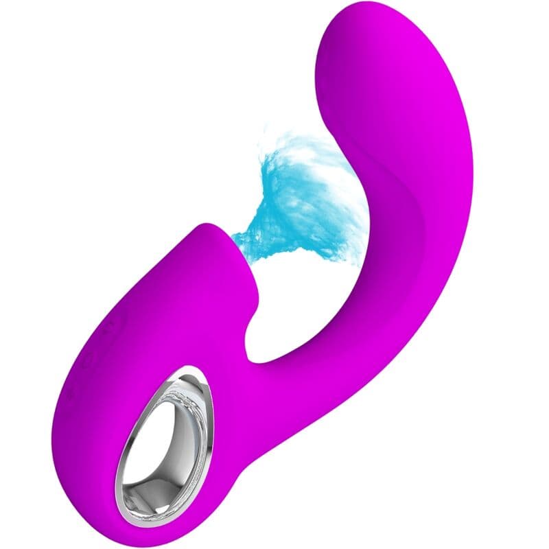 PRETTY LOVE - SIBEL SIBEL G-SPOT VIBRATOR + CLITORIS STIMULATOR 10 VIBRATIONS PURPLE 2