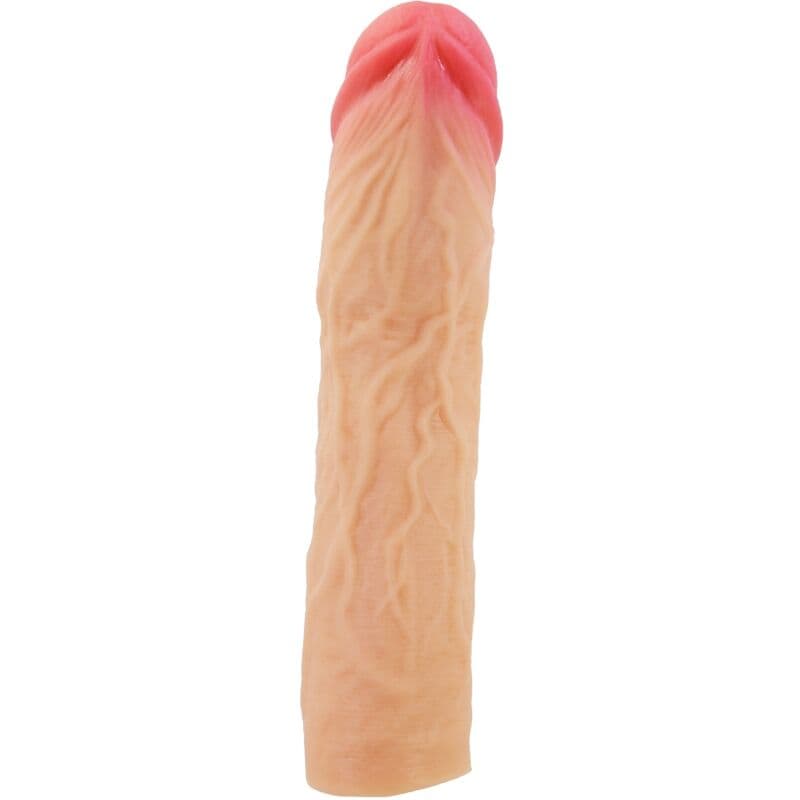 PRETTY LOVE - DEREK PENIS SLEEVE WITH 7.6 CM EXTENSION FLESH 2