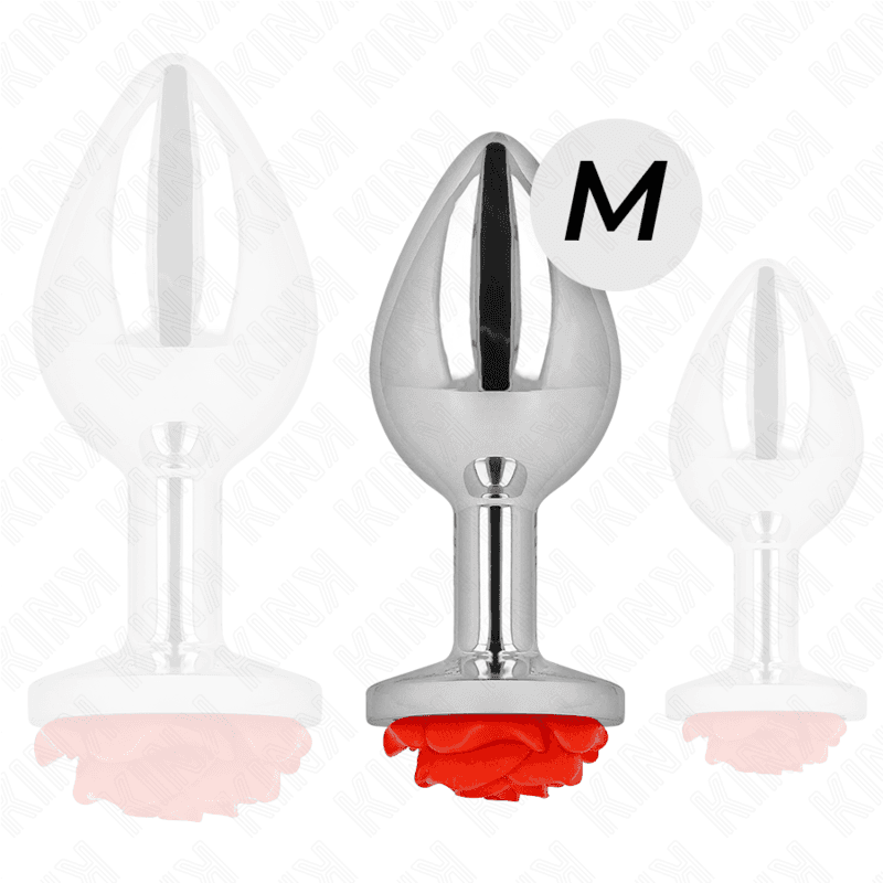KINK - PLUG ANAL ROSE RED SIZE M 4