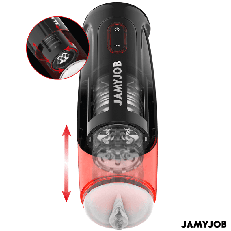 JAMYJOB - STORM AUTOMATIC VAGINA MASTURBATOR 10 ROTATION AND THRUST MODES 2