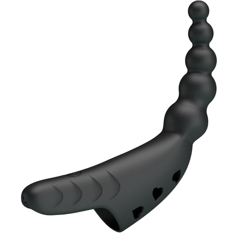 PRETTY LOVE - JORDIN FINGER VIBRATOR 10 VIBRATIONS BLACK 3