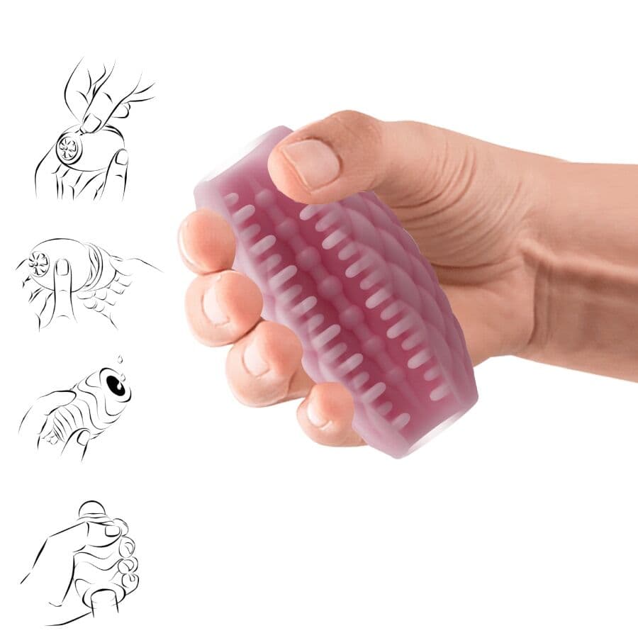 PRETTY LOVE - ATHENA EROS SILICONE MALE MASTURBATOR PINK 5