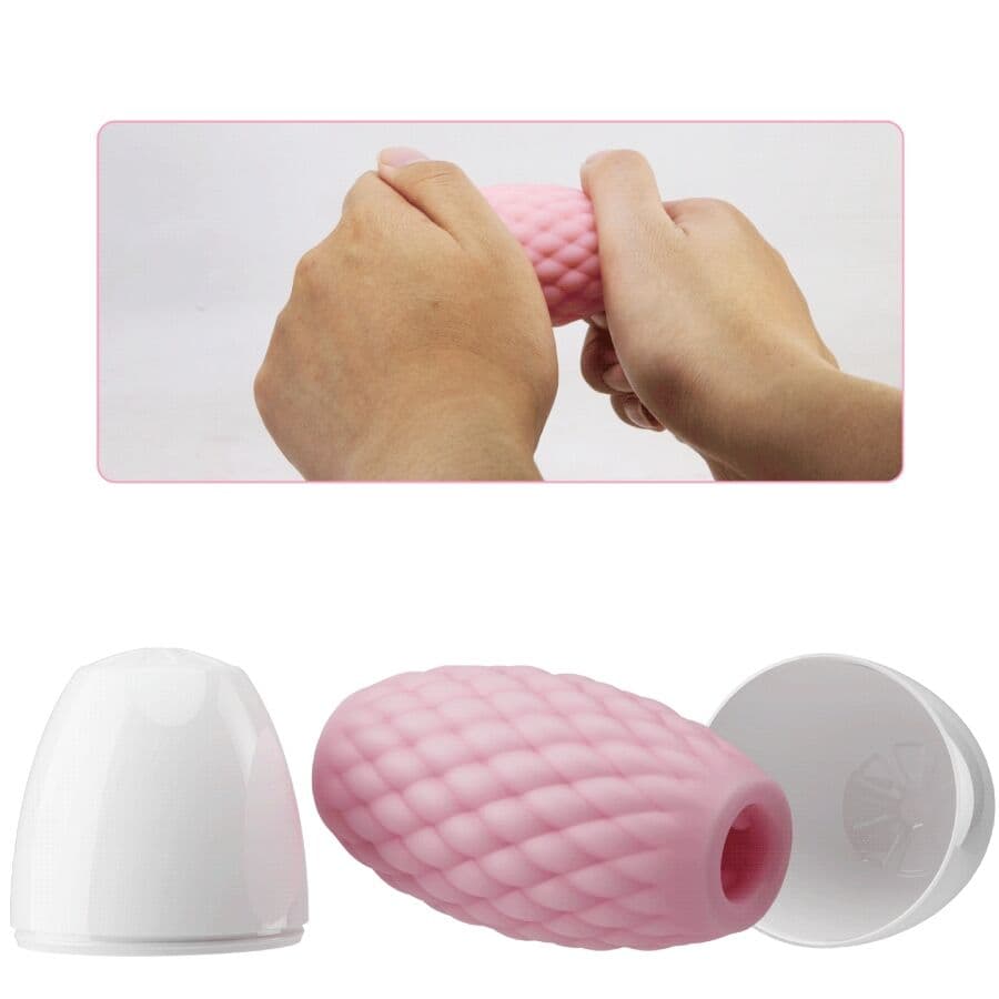 PRETTY LOVE - ATHENA EROS SILICONE MALE MASTURBATOR PINK 4