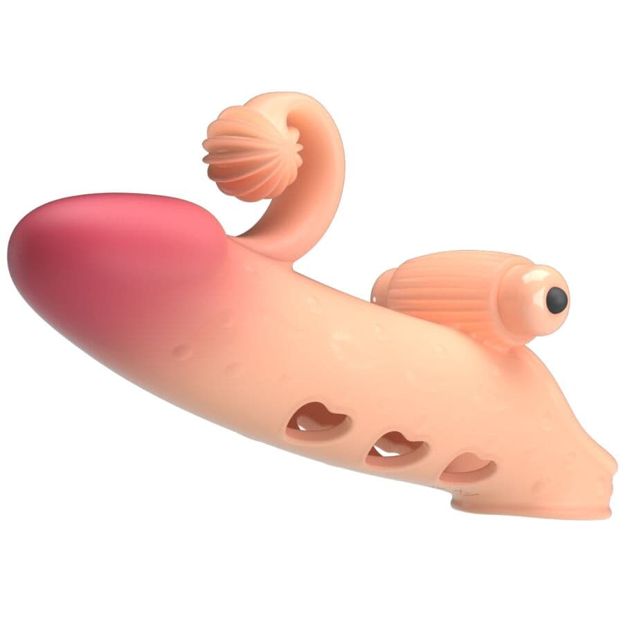 ROMANCE - VIBRATING PENIS SLEEVE NATURAL 4