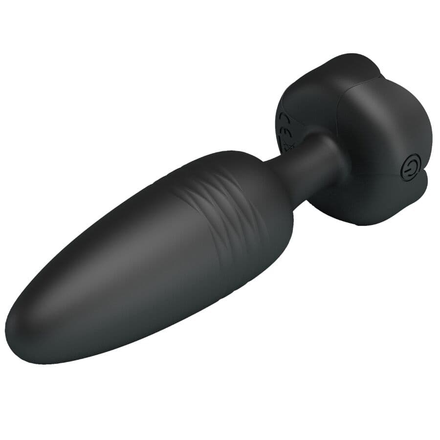 PRETTY LOVE - TARION ANAL PLUG WITH  LED LIGHT BLACK 12.5 CM 5