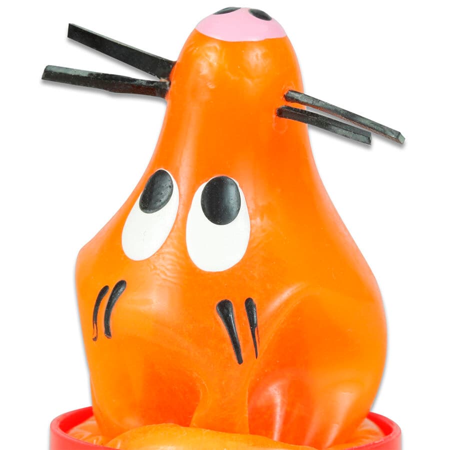 CONDOMERIE - HANDPAINTED NOVELTY CONDOMS FOX GLUED 4